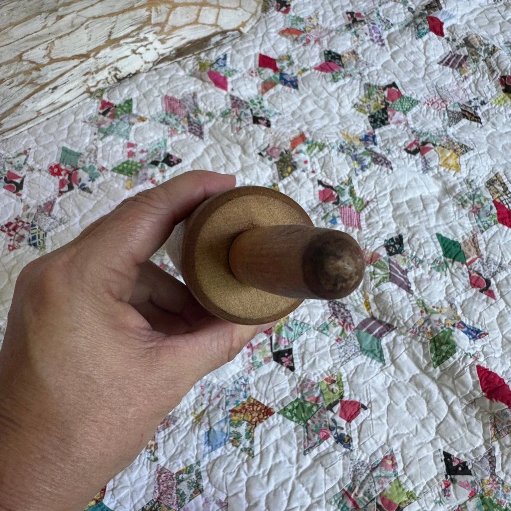 Vintage Antique Wooden Rolling Pin Primitive Farmhouse Kitchen Home Decor 16